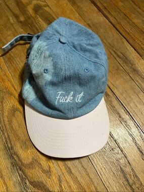Expletive eff it cap with discoloration